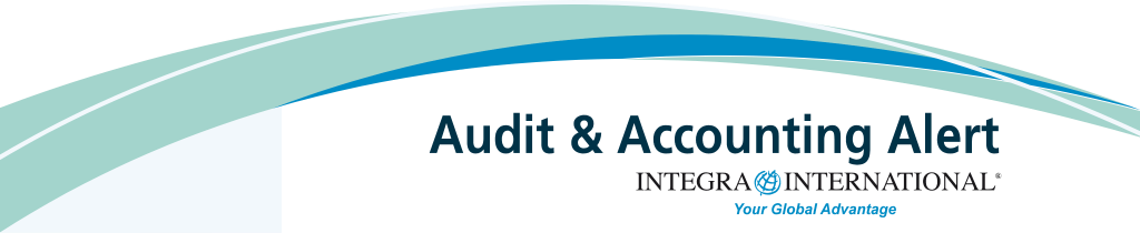 Audit & Accounting Alert Newsletter